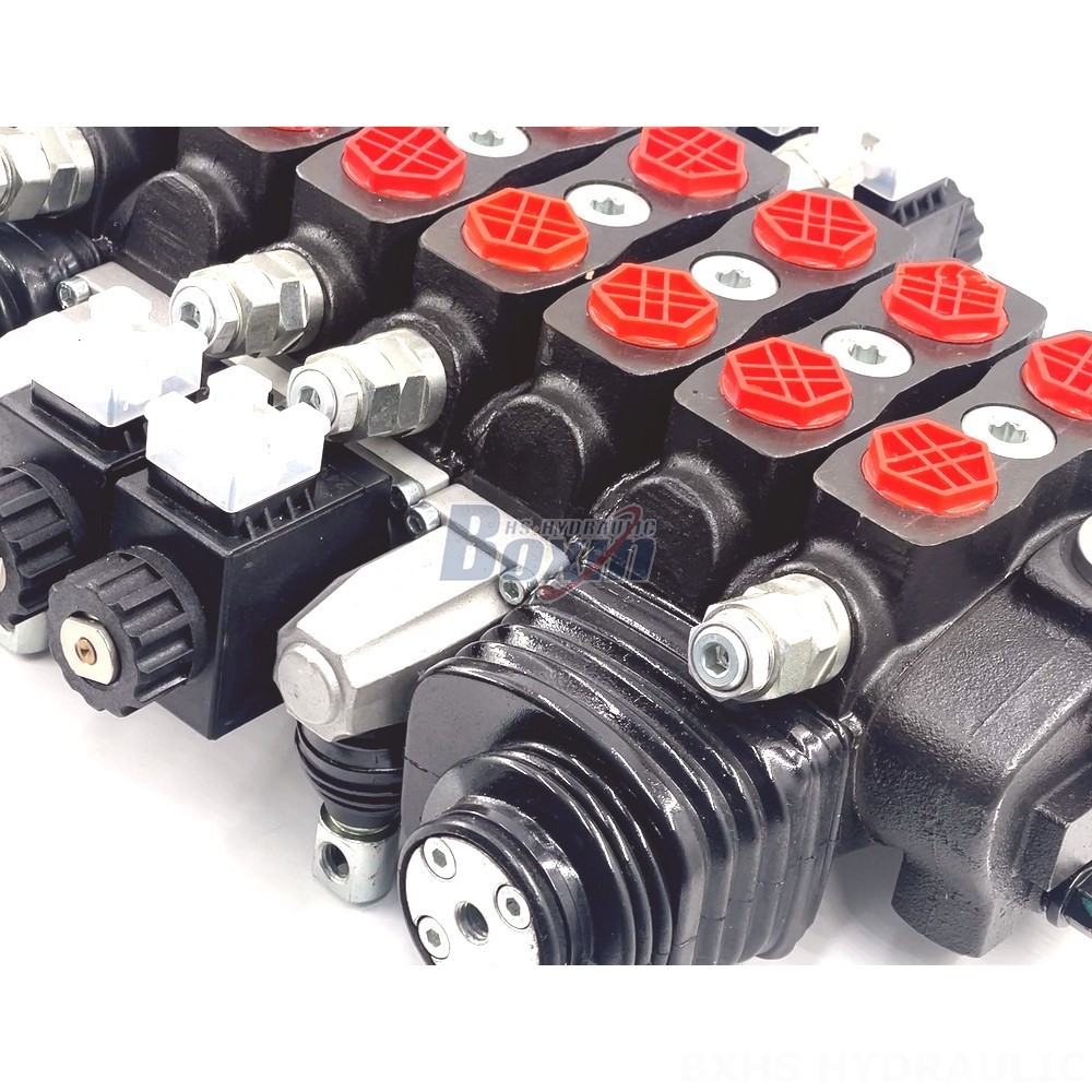 Hydraulic Valve | Manual 8 Spool Sectional Directional Valve | Factory Supply detail image